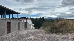Vía adoquinada de acceso al sector